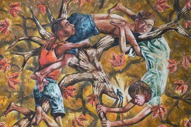 江西萍乡江口村：画家来到村里 村民拿起画笔